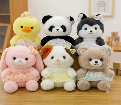 Cozy Pals Sundress Animal Plush Collection
